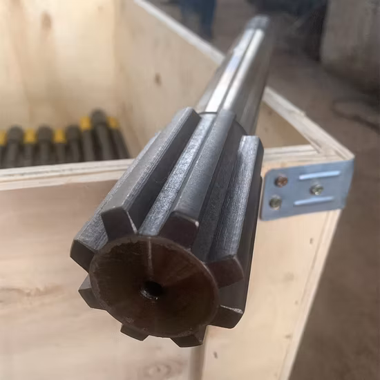 Vástago redondo de broca helicoidal totalmente rectificado con apariencia brillante